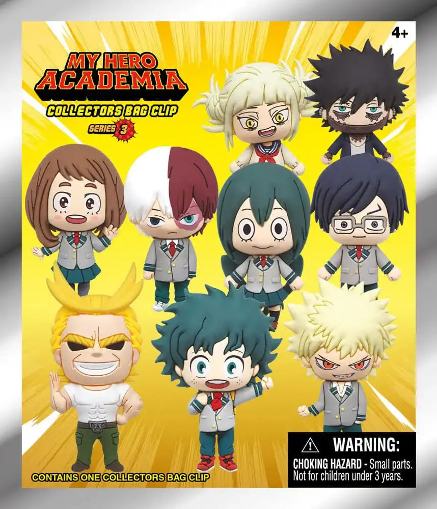 My Hero Academia 3D PVC-Taschenanhänger Series 3 Display (24) - Smalltinytoystore