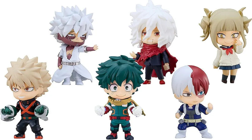 My Hero Academia Nendoroid Surprise Minifiguren 7 cm Heroes vs Villains Display (6) - Smalltinytoystore