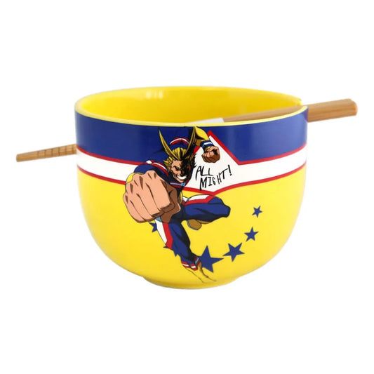 My Hero Academia Ramen-Schüssel mit Stäbchen All Might 414 ml - Smalltinytoystore