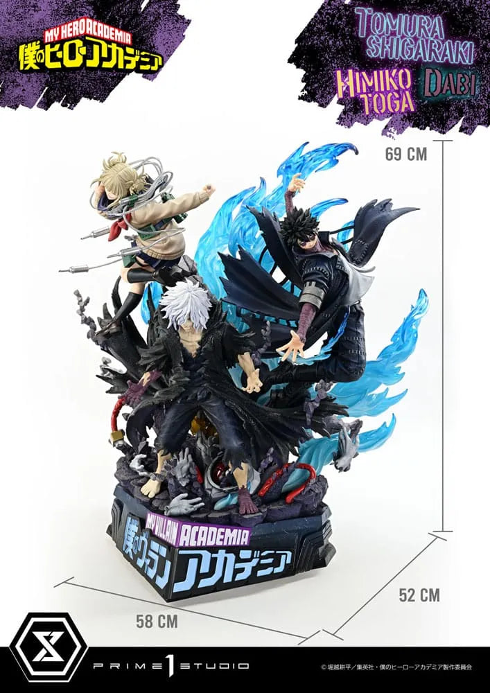 My Hero Academia Statue Ultimate Premium Masterline Tomura Tomura Shigaraki, Dabi & Himiko Toga Deluxe Bonus Version 69 cm - Smalltinytoystore