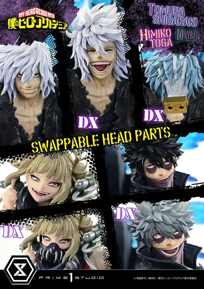 My Hero Academia Statue Ultimate Premium Masterline Tomura Tomura Shigaraki, Dabi & Himiko Toga Deluxe Version 69 cm - Smalltinytoystore