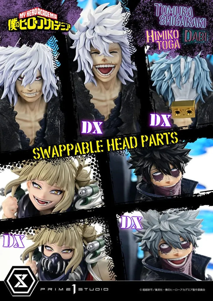 My Hero Academia Statue Ultimate Premium Masterline Tomura Tomura Shigaraki, Dabi & Himiko Toga Deluxe Version 69 cm - Smalltinytoystore