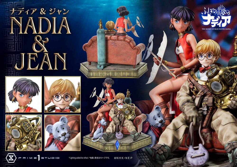 Nadia: The Secret of Blue Water Concept Masterline Series Statue 1/6 Nadia & Jean 35 cm - Smalltinytoystore