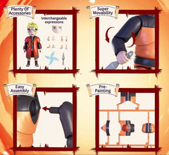 Naruto Plastic Model Kit Naruto Uzumaki 12 cm - Smalltinytoystore