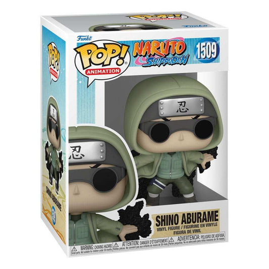 Naruto Pop! Animation Vinyl Figur Shino Aburame 9 cm - Smalltinytoystore