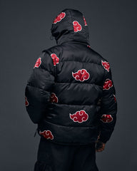 Naruto Puffer-Jacke Akatsuki Rot Größe XXL - Smalltinytoystore