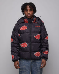Naruto Puffer-Jacke Akatsuki Rot Größe XXL - Smalltinytoystore