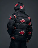 Naruto Puffer-Jacke Akatsuki Rot Größe XXXL - Smalltinytoystore