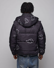Naruto Puffer-Jacke Akatsuki Weiß Größe L - Smalltinytoystore