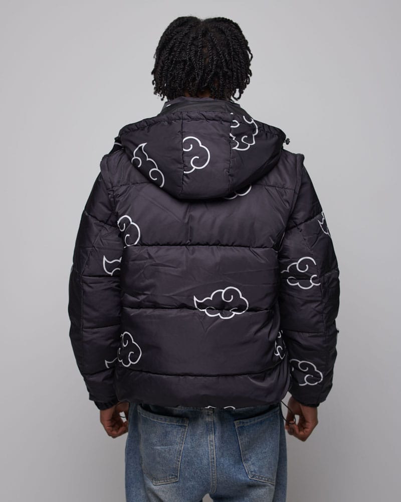 Naruto Puffer-Jacke Akatsuki Weiß Größe XL - Smalltinytoystore