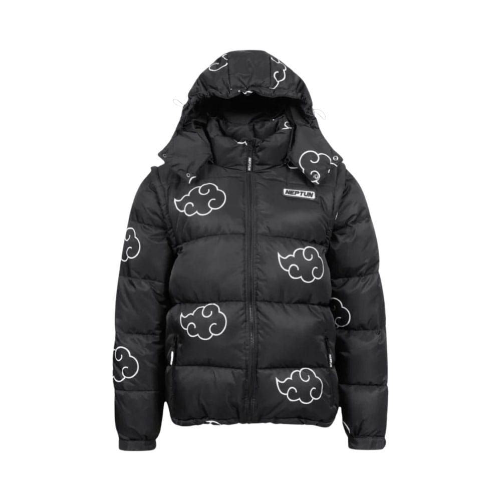Naruto Puffer-Jacke Akatsuki Weiß Größe XL - Smalltinytoystore