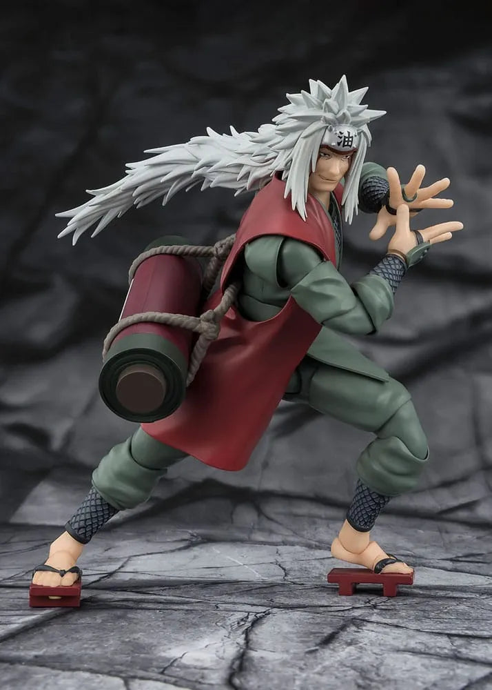Naruto S.H.Figuarts Actionfigur Jiraiya Hidden Leaf Heroic Master Sage (Sage Mode Set) 17 cm - Smalltinytoystore