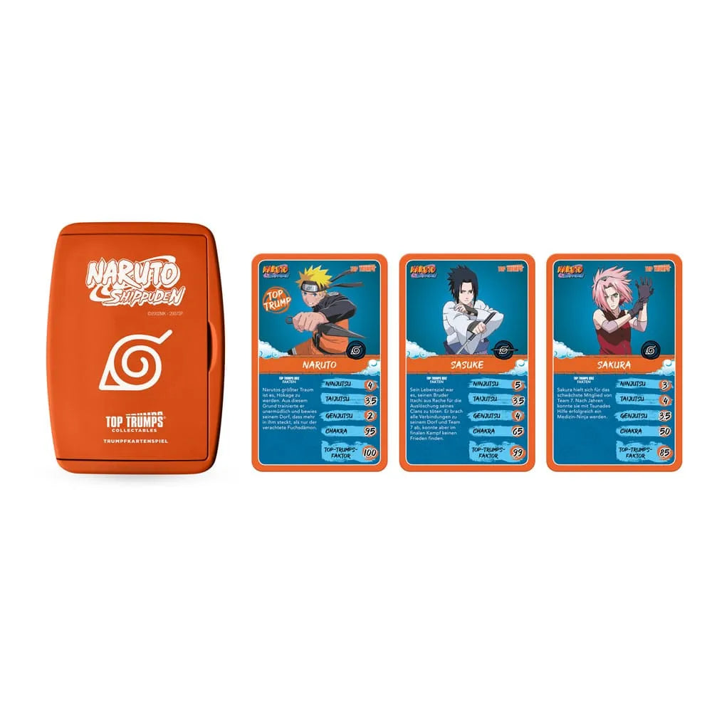 Naruto Shippuden Collectibles Kartenspiel Top Trumps Quiz Anime Collectible *Deutsche Version* - Smalltinytoystore