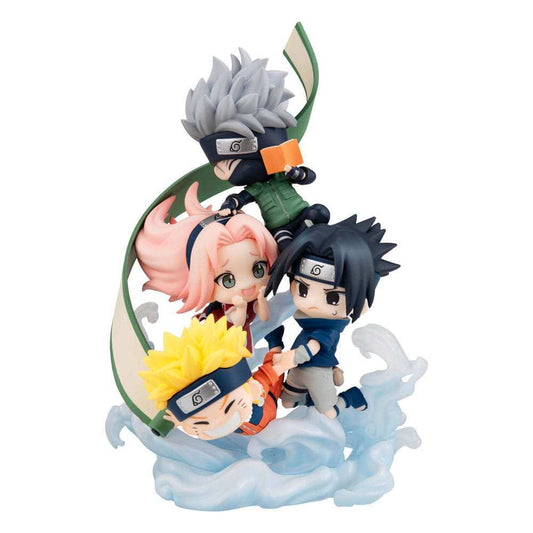 Naruto Shippuden FigUnity PVC Mini-Statue Gather here, Team 7 13 cm - Smalltinytoystore
