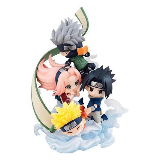 Naruto Shippuden FigUnity PVC Mini-Statue Gather here, Team 7 13 cm (with gift) - Smalltinytoystore