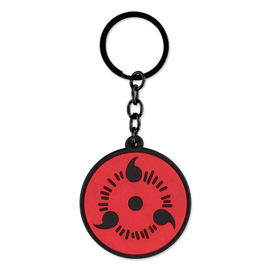 Naruto Shippuden Gummi-Schlüsselanhänger Sharingan - Smalltinytoystore