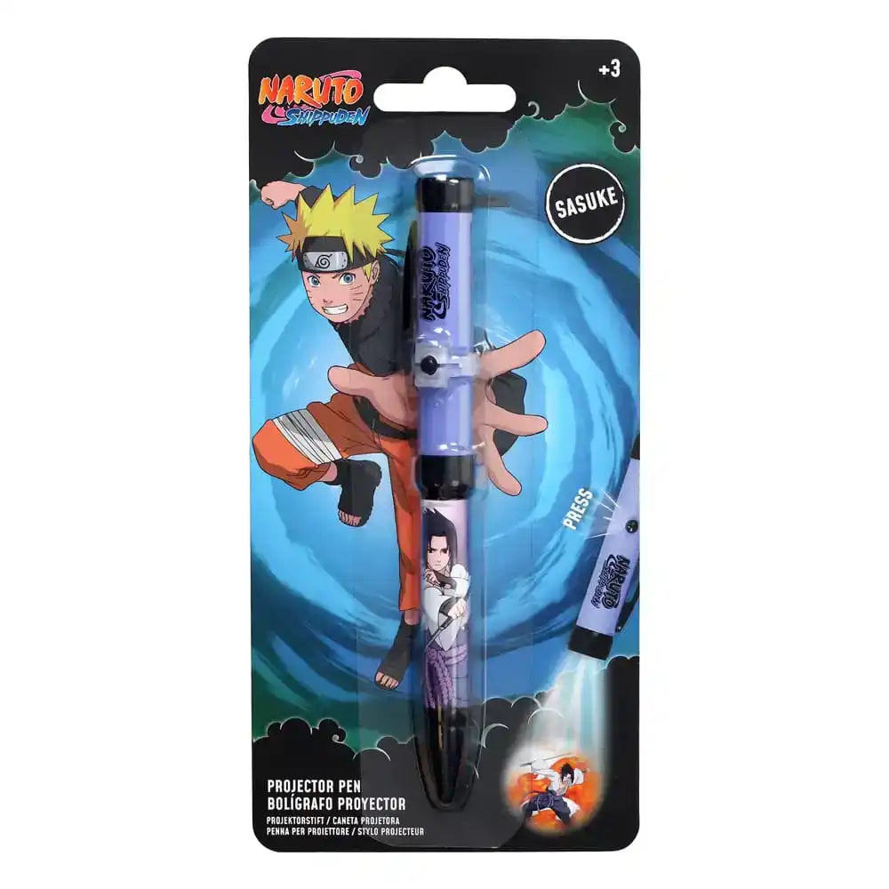 Naruto Shippuden Kugelschreiber mit Licht-Projektor Sasuke