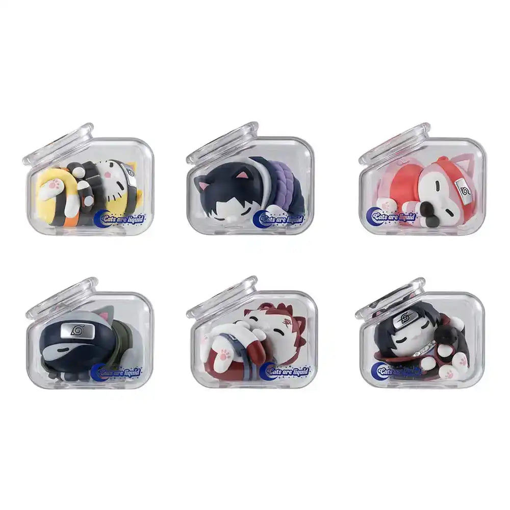 Naruto Shippuden Mega Cat Project Nyaruto! Sammelfiguren Good Night Nyaruto! 3 cm Sortiment (8) - Smalltinytoystore