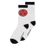 Naruto Shippuden Socken 3er-Pack Sasuke Symbol 39-42 - Smalltinytoystore