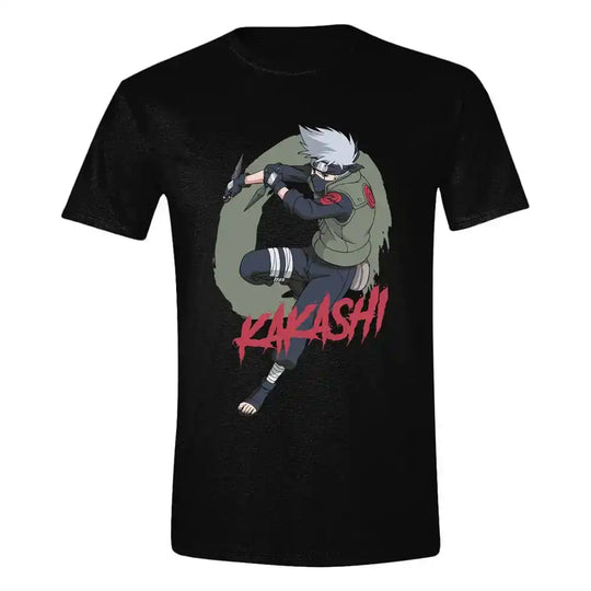 Naruto Shippuden T-Shirt Kakashi Fighting Größe L - Smalltinytoystore