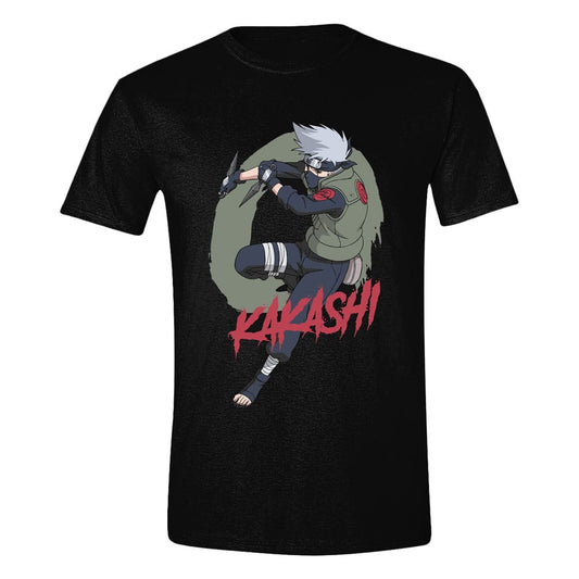 Naruto Shippuden T-Shirt Kakashi Fighting Größe M - Smalltinytoystore
