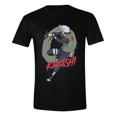 Naruto Shippuden T-Shirt Kakashi Fighting Größe M - Smalltinytoystore