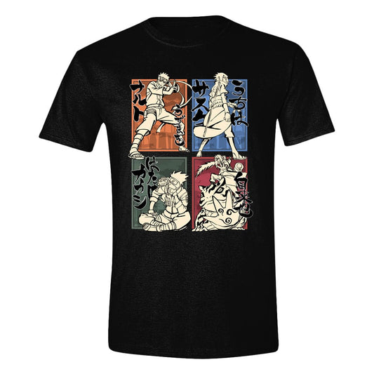 Naruto T-Shirt Character Sketches Größe XL - Smalltinytoystore