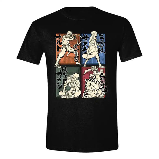 Naruto T-Shirt Character Sketches - Smalltinytoystore