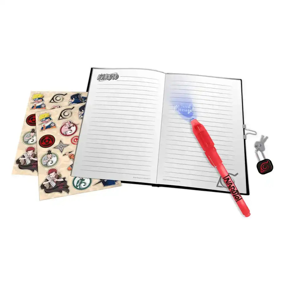 Naruto Tagebuch Set mit Schloss - Smalltinytoystore