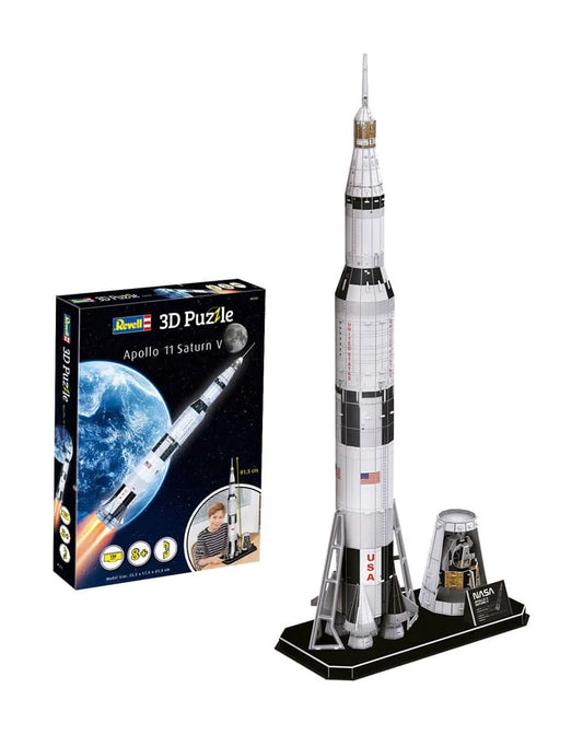NASA 3D Puzzle Apollo 11 Saturn V 81 cm - Smalltinytoystore