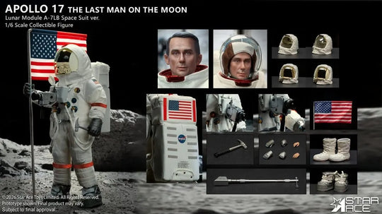 NASA Apollo 17 Actionfigur 1/6 The Last Man on the Moon 30 cm