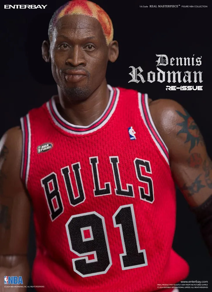 NBA Collection Real Masterpiece Actionfigur 1/6 Dennis Rodman Limited Retro Editon 33 cm - Smalltinytoystore