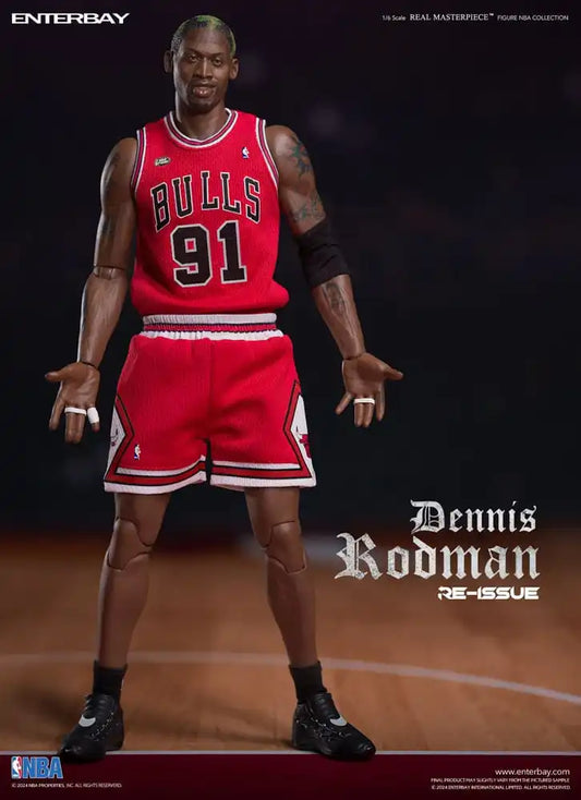 NBA Collection Real Masterpiece Actionfigur 1/6 Dennis Rodman Limited Retro Editon 33 cm - Smalltinytoystore