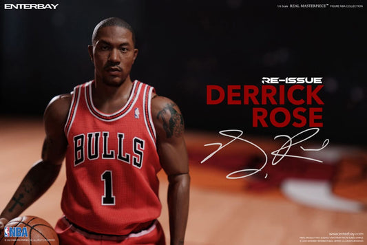 NBA Collection Real Masterpiece Actionfigur 1/6 Derrick Rose Limited Retro Edition 30 cm - Smalltinytoystore
