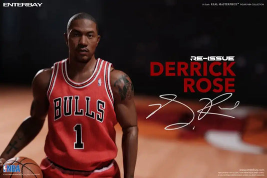 NBA Collection Real Masterpiece Actionfigur 1/6 Derrick Rose Limited Retro Edition 30 cm - Smalltinytoystore