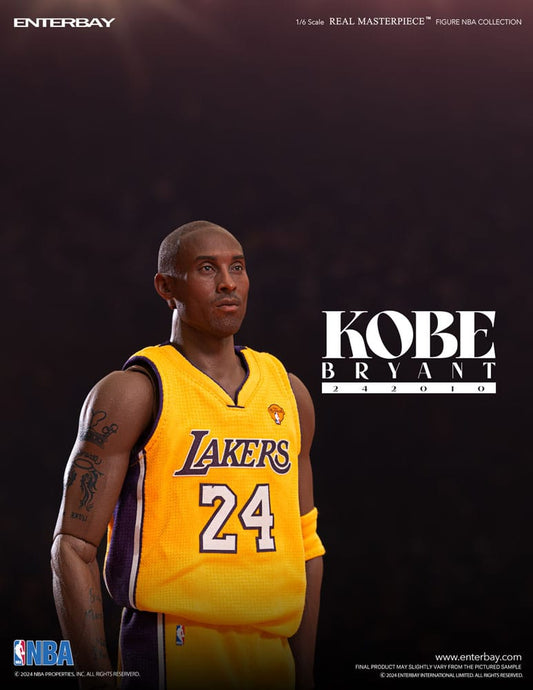 NBA Collection Real Masterpiece Actionfigur 1/6 Kobe Bryant 242010 Limited Edtition 30 cm - Smalltinytoystore