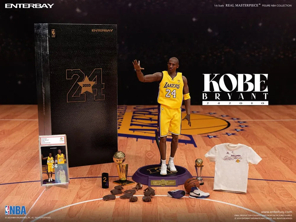 NBA Collection Real Masterpiece Actionfigur 1/6 Kobe Bryant 242010 Limited Edtition 30 cm - Smalltinytoystore
