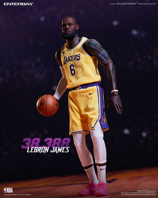 NBA Collection Real Masterpiece Actionfigur 1/6 Lebron James Special Edition 30 cm - Smalltinytoystore