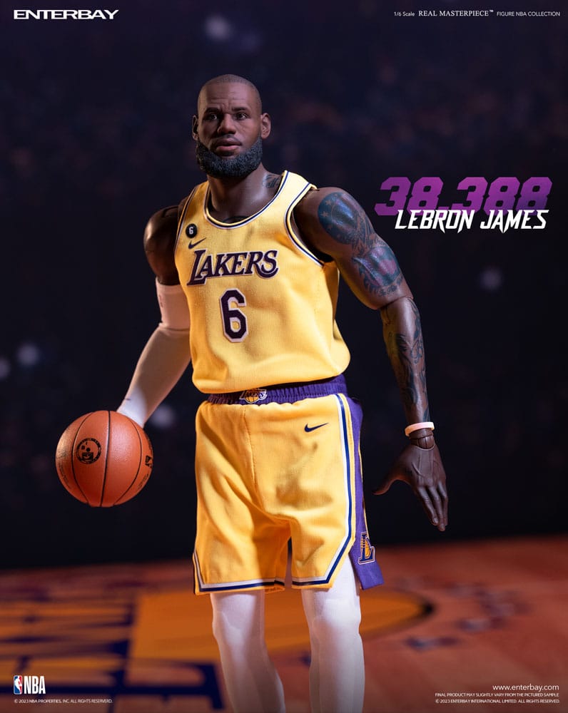 NBA Collection Real Masterpiece Actionfigur 1/6 Lebron James Special Edition 30 cm - Smalltinytoystore
