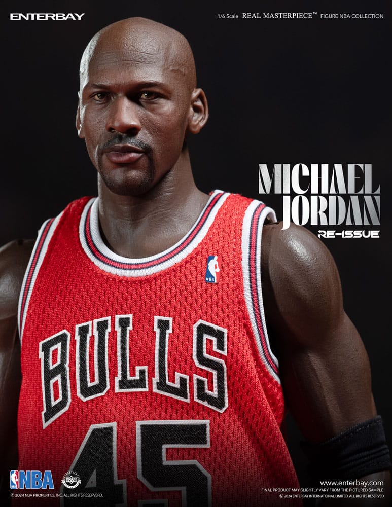 NBA Collection Real Masterpiece Actionfigur 1/6 Michael Jordan I'm Back Edition Limited 30 cm - Smalltinytoystore