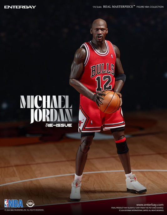 NBA Collection Real Masterpiece Actionfigur 1/6 Michael Jordan I'm Back Edition Limited 30 cm - Smalltinytoystore