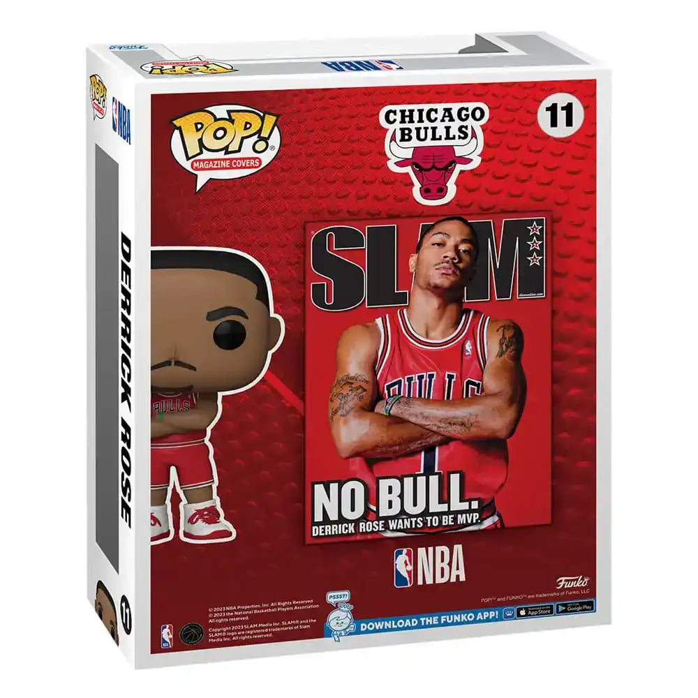NBA Cover POP! Basketball Vinyl Figur Derrick Rose (SLAM Magazin) 9 cm - Smalltinytoystore