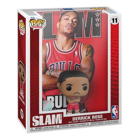 NBA Cover POP! Basketball Vinyl Figur Derrick Rose (SLAM Magazin) 9 cm - Smalltinytoystore