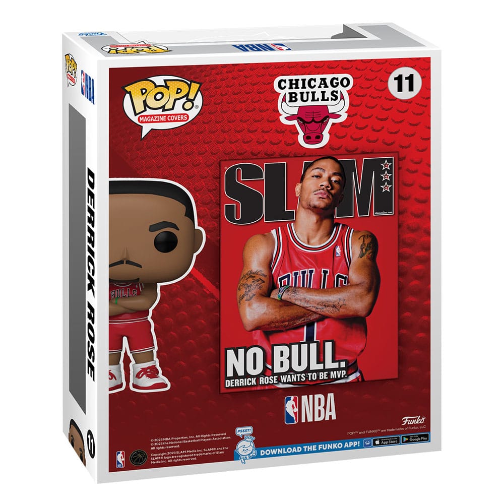NBA Cover POP! Basketball Vinyl Figur Derrick Rose (SLAM Magazin) 9 cm - Smalltinytoystore