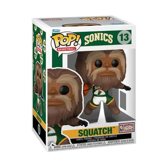 NBA Legends POP! Sports Vinyl Figur Mascots Sonics- Sasquatch 9 cm