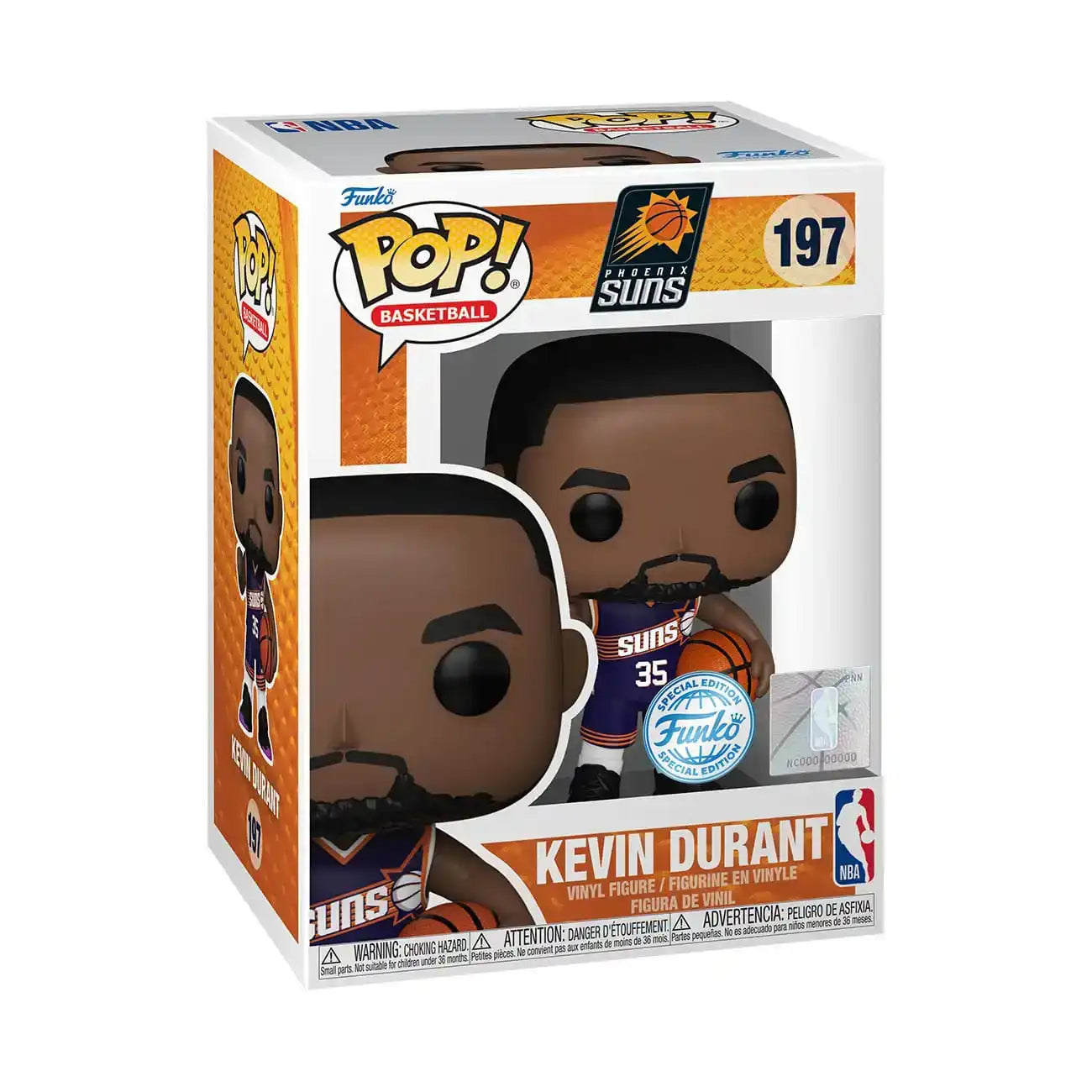 NBA Legends POP! Sports Vinyl Figur Suns- Kevin Durant(Icon Edition) 9 cm - Smalltinytoystore