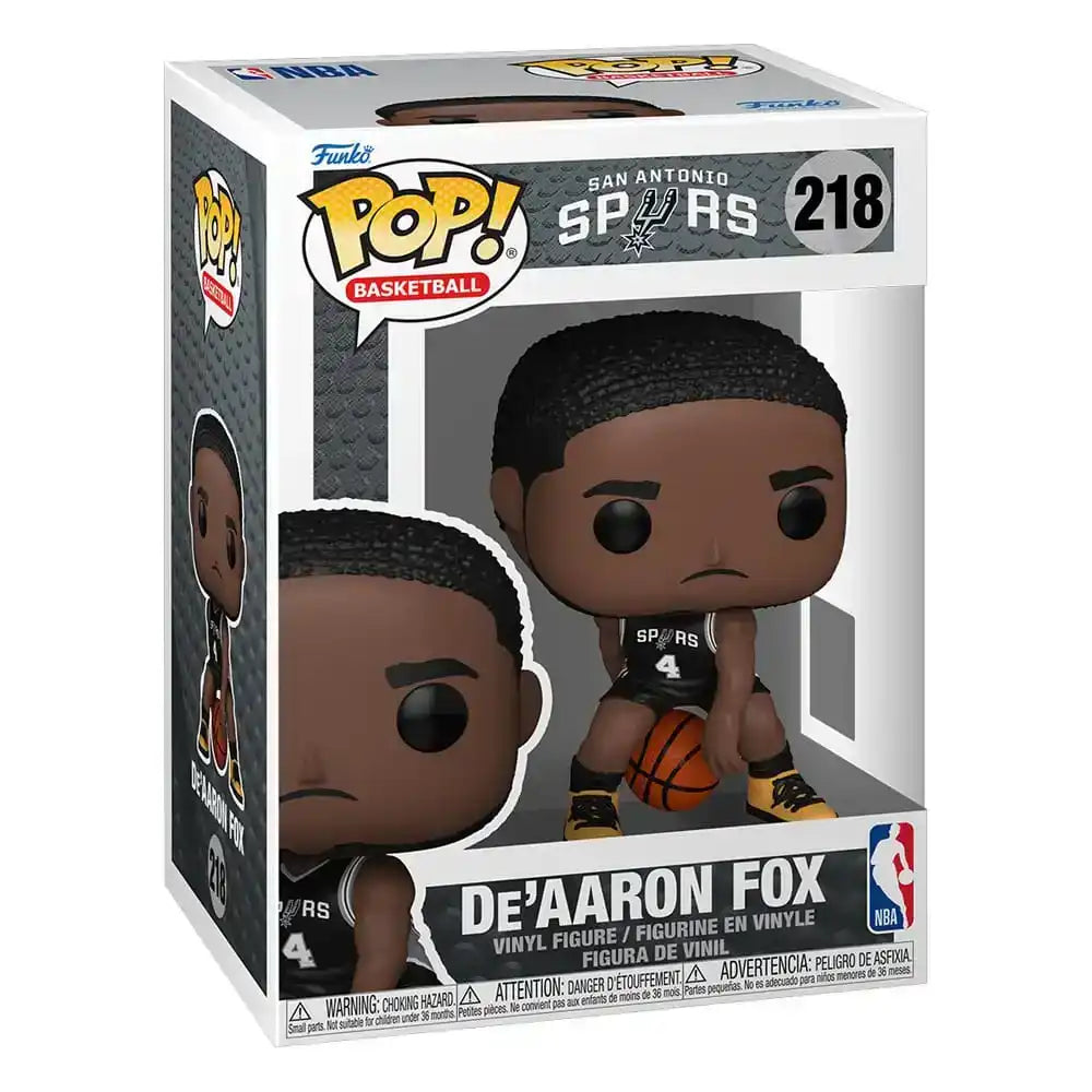 NBA POP! Basketball Vinyl Figur San Antonio Spurs: De'Aaron Fox (2025 Icon Edition Uniform) 9 cm