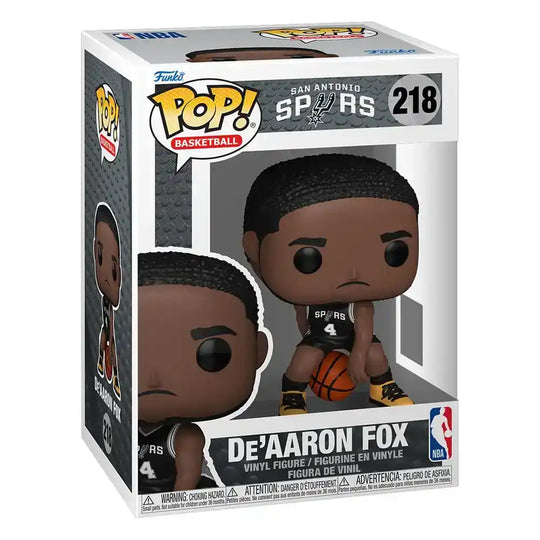 NBA POP! Basketball Vinyl Figur San Antonio Spurs: De'Aaron Fox (2025 Icon Edition Uniform) 9 cm