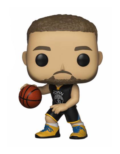 NBA POP! Sports Vinyl Figur Stephen Curry (Warriors) 9 cm - Smalltinytoystore
