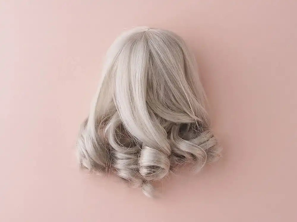 Nendoroid Doll Nendoroid More Zubehör-Set Doll Wig (One Curl/Ash Gray) - Smalltinytoystore